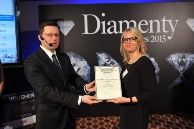 W czwartek 28 maja 2015r, na uroczystej gali w hotelu Radisson Blu w Szczecinie, Diamenty Forbesa 2015 zostały wręczone firmom z woj. zachodniopomorskiego.